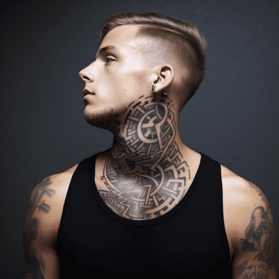 Small neck tattoos for men | Latest neck tattoo designs | Neck tattoo ideas  - Lets Style Buddy - YouTube