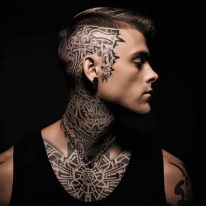 Male neck tattoos hi-res stock photography and images - Page 2 - Alamy
