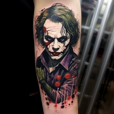 Batman Joker Tattoo at best price in Mumbai by Aliens Art Private Limited |  ID: 4903918433