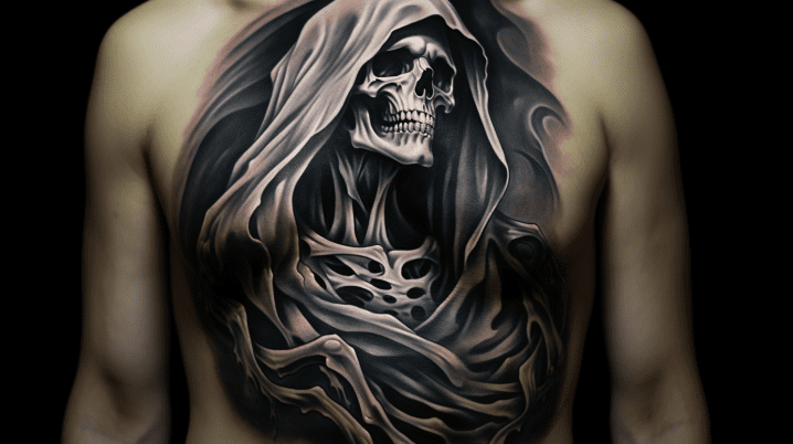 2024 Grim reaper sleeve tattoo Right Explore - prograken.shop