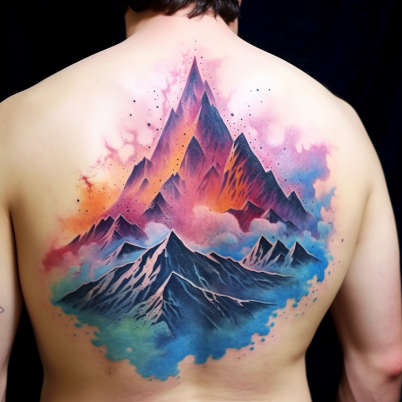 Cheyenne mountain, Pikes peak and GOTG put together to make a dope mountain  skyline. Whatchu think? booking for the end of May and june ⚠️DEPOSIT IS...  | By Triple W Tattoos LLCFacebook