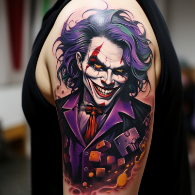 🃏 Just finished a Joker tattoo inspired by Batman! 🖋️💥 Check out my work  at @goldenlotustattoos and book your next tattoo with... | Instagram
