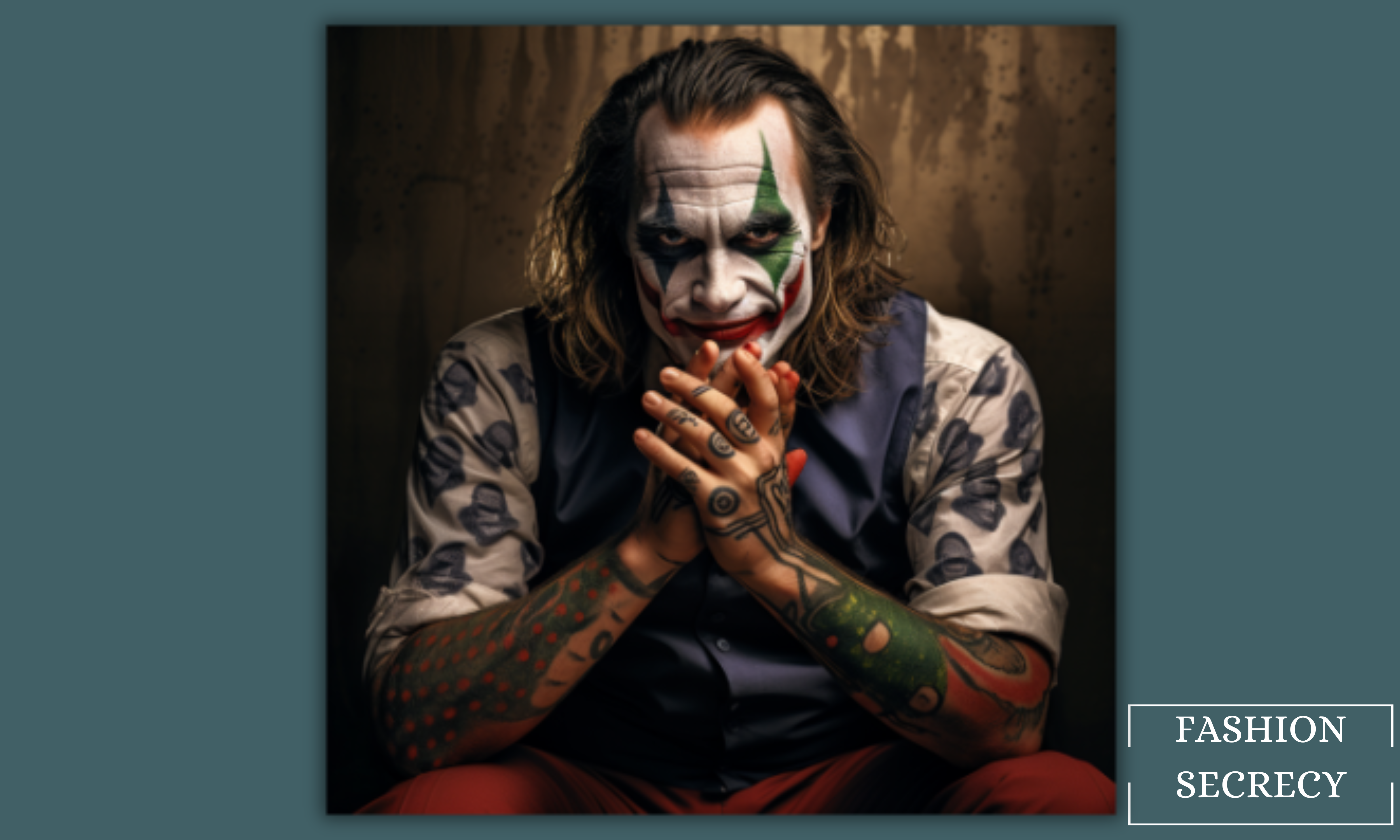 GOROMON 6 Sheets The Joker Temporary Tattoos For Halloween Makeup Kit  Suicide Squad Joker Tattoos Stickers For Women Men Adults Damaged Tattoo  Joker Hand Smile Face Poker Prisoner Costume Skull Set B(6