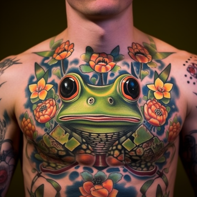 Travelling Japanese frog done by Coi at Silver Ant Tattoo in Hanoi, Vietnam  : r/tattoos