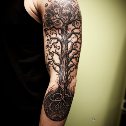 The Forbidden Images Tattoo Studio - Bodhi tree tattoo project by  @litosart. Isn't this beautiful?! | Facebook